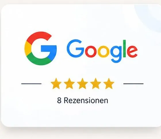 Google-Bewertung: 5,0 von 5 Sternen aus 8 Rezensionen
